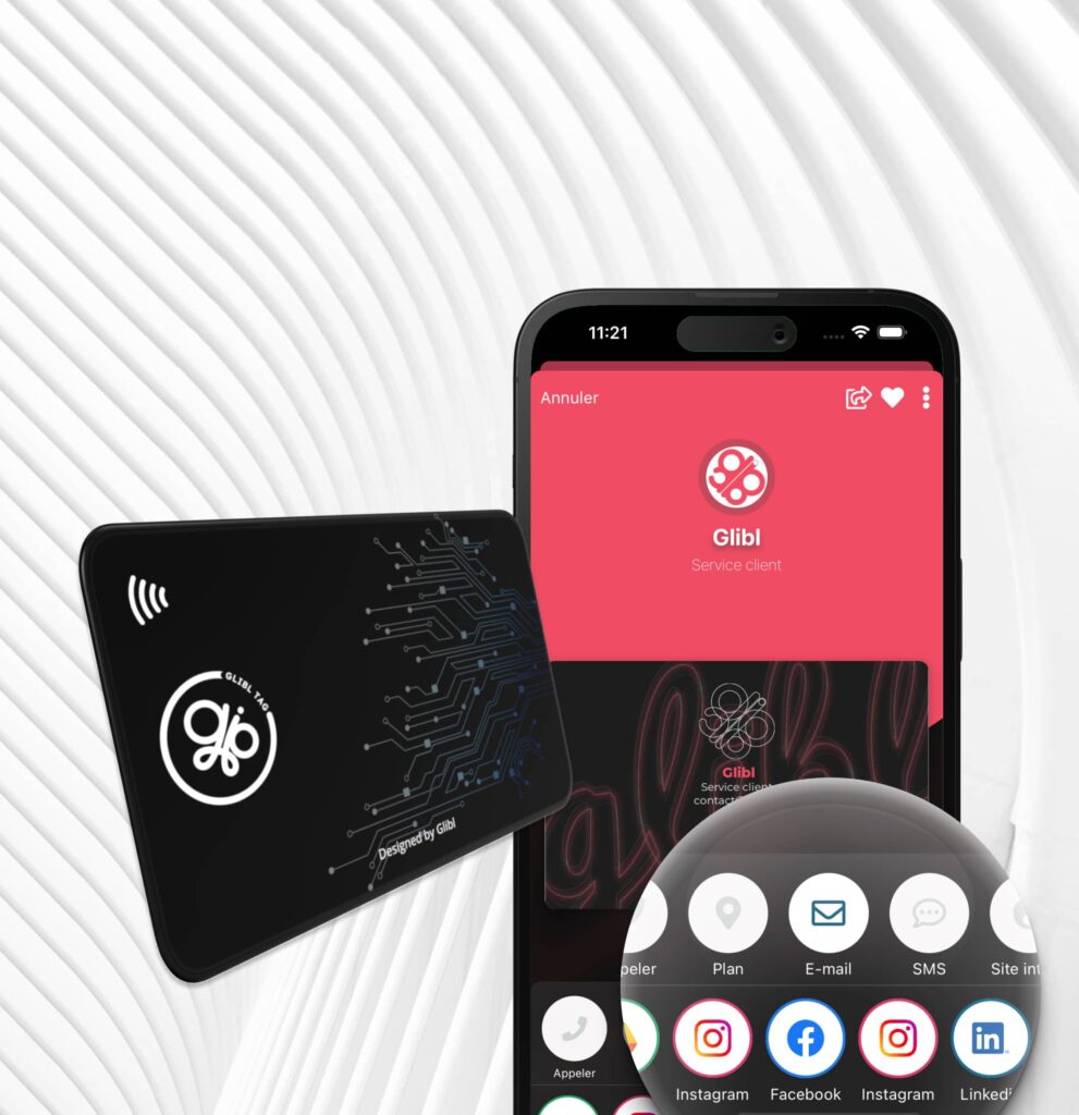 La carte NFC Black Glibl pour plus de puissance