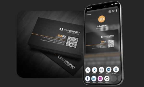 Scanner de carte de visite papier gratuit 100% français